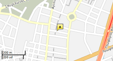 Location of business on map