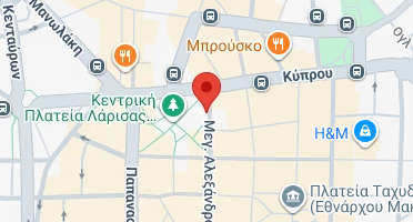 Location of business on map