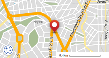 Location of business on map