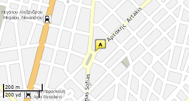 Location of business on map