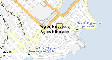 Location of business on map
