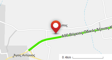 Location of business on map