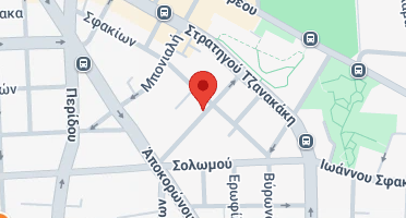 Location of business on map