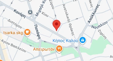 Location of business on map