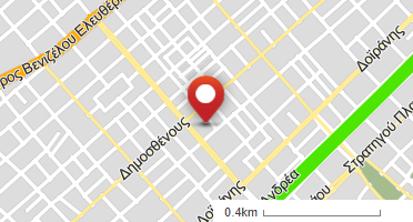 Location of business on map
