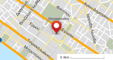 Location of business on map