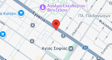 Location of business on map