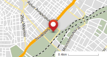 Location of business on map