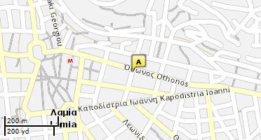 Location of business on map