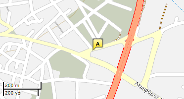 Location of business on map