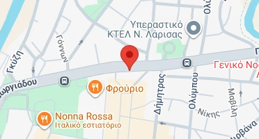 Location of business on map