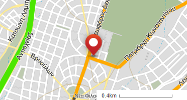 Location of business on map