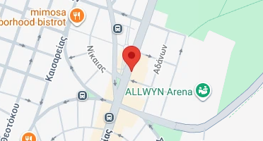 Location of business on map