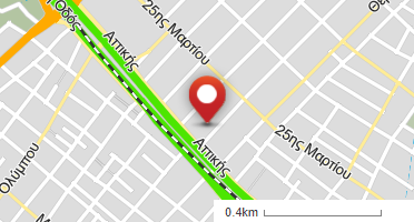 Location of business on map