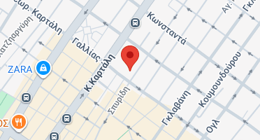 Location of business on map