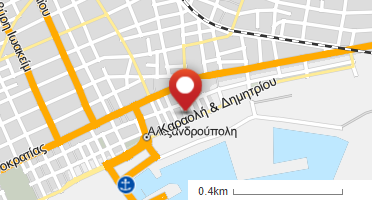 Location of business on map