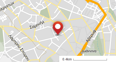 Location of business on map
